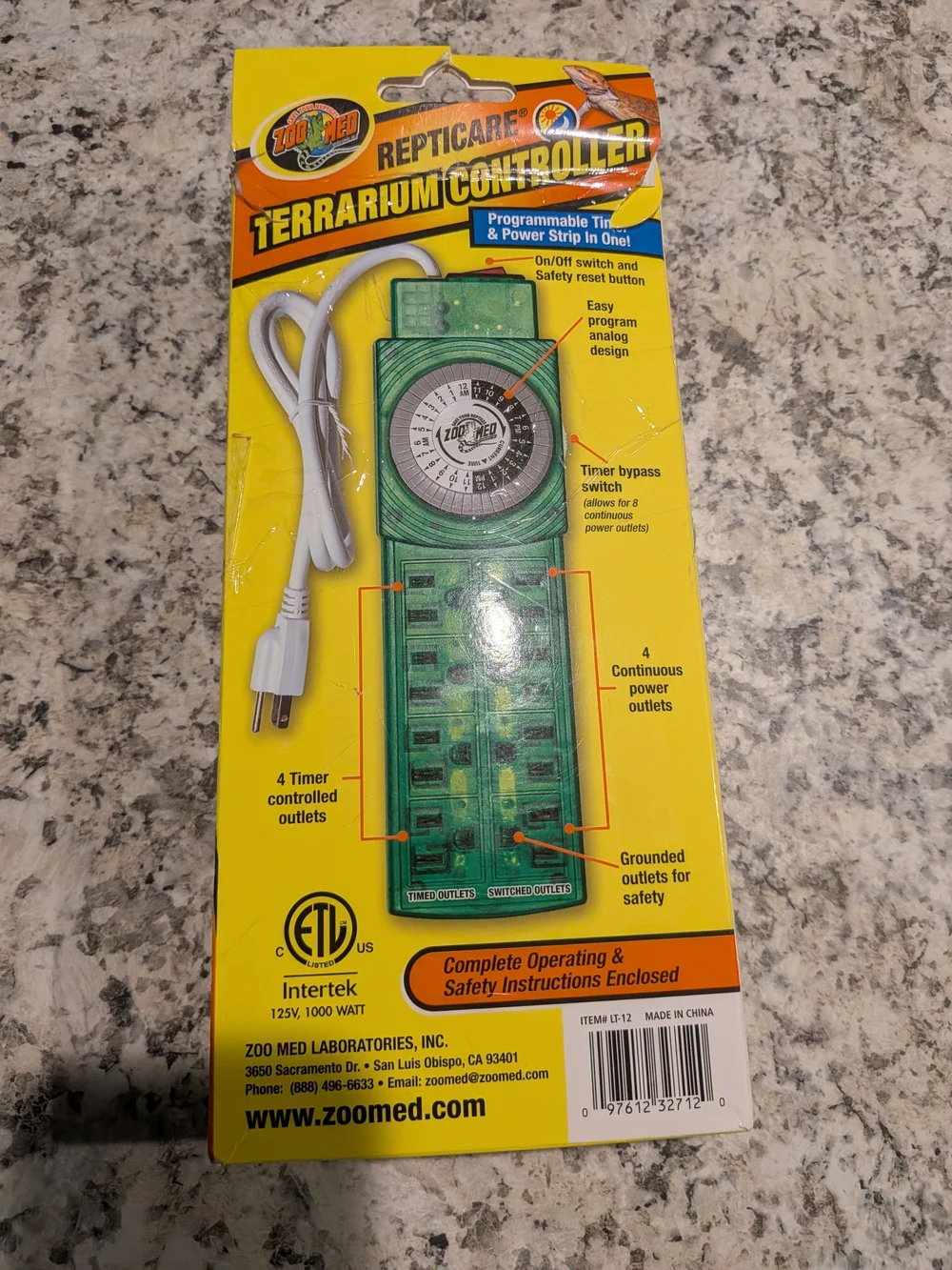 Zoom Green Terrarium Controller Timer